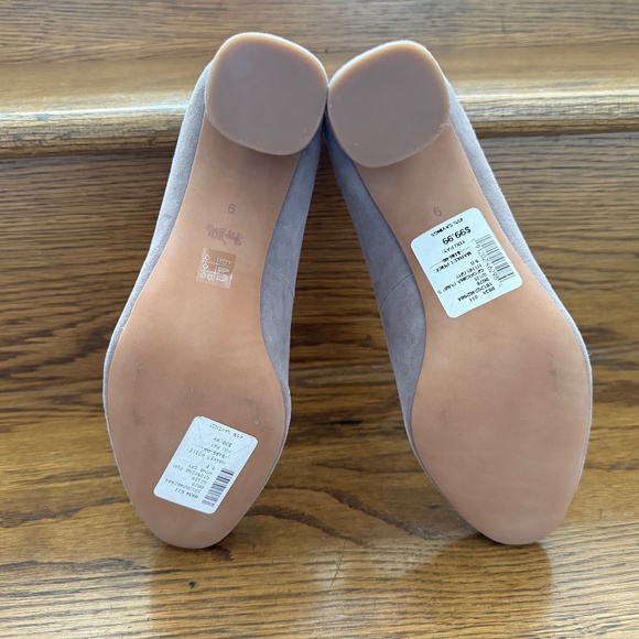 Coach Georgina Pumps Gray Suede 9 NWT - Picture 5 of 6